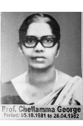 Prof. Chellamma George