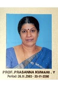 Prof. Y. Prasannakumari